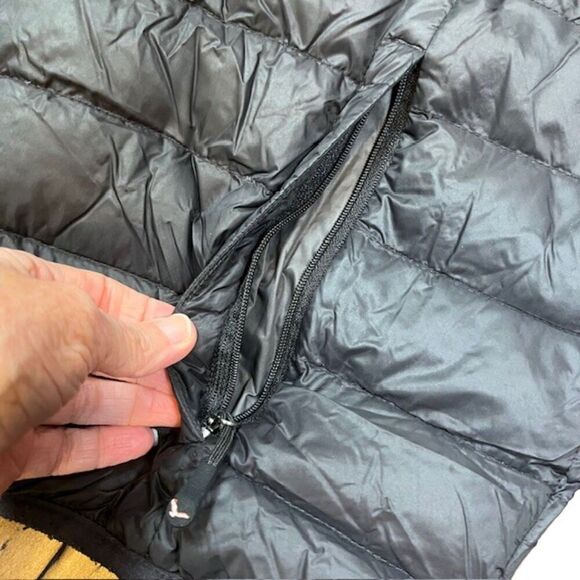 Hawke & Co Duck Down Puffer Vest Charcoal Black Zip Up Pockets Men's Size XL - Picture 3 of 10